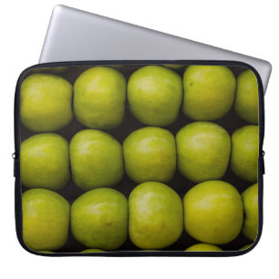Housse Pour Ordinateur Portable Pommes fruits aliments pommes vertes