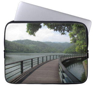 Housse Pour Ordinateur Portable Pont cyclable sur l'eau