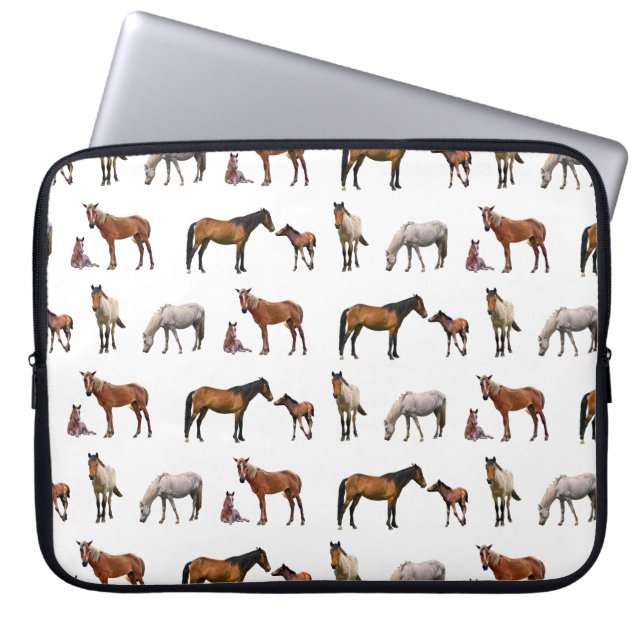 Housse pour ordinateur portable Pony Party (choisi (Devant)