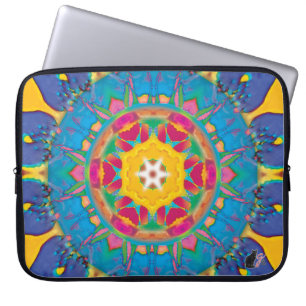 Housse Pour Ordinateur Portable Poof Ball Kaleidoscope Portable Sleeve