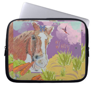 Housse Pour Ordinateur Portable Poppy sourit