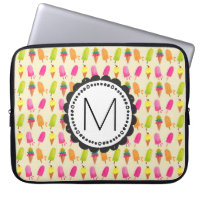 Popsicles et crème glacée Monogramme personnalisé