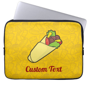 Housse Pour Ordinateur Portable Portable à envelopper sandwich Tortilla