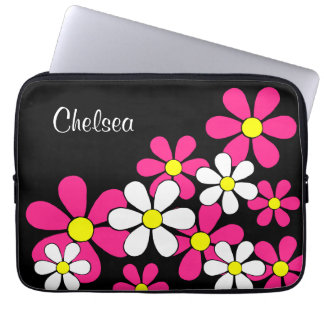 Housse Pour Ordinateur Portable Portable à manches Flower personnalisées
