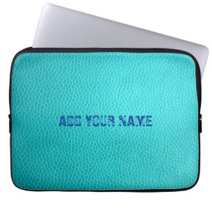 Housse Pour Ordinateur Portable Portable en néoprène Turquoise personnalisé 13 