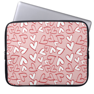 Housse Pour Ordinateur Portable Portable Motif Coeur mignon