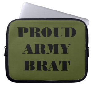 Housse Pour Ordinateur Portable Portable Sleeve Fière Brat de l'armée