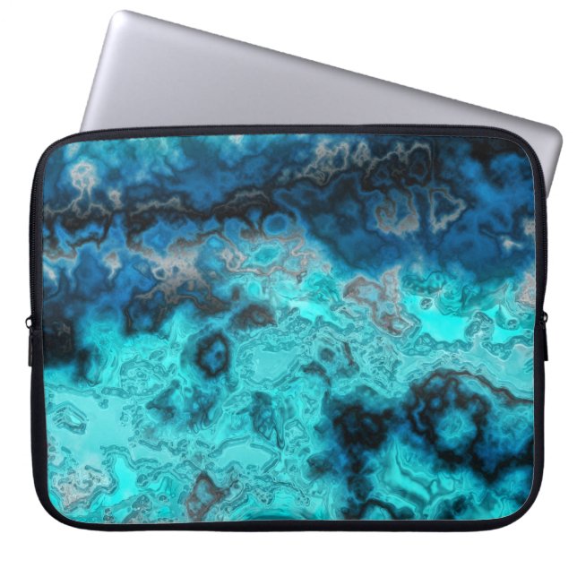 Housse Pour Ordinateur Portable Porte bleue (Devant)