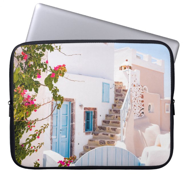 HOUSSE POUR ORDINATEUR PORTABLE PORTE BLUE FERMÉE (Devant)