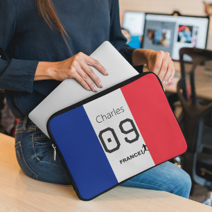 Housse Pour Ordinateur Portable Porte-clés personnalisé Supporter de joueur de foo