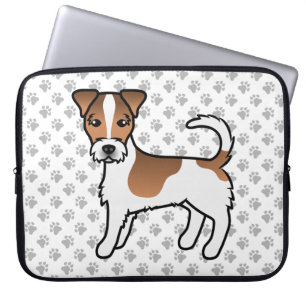 Housse Pour Ordinateur Portable Porte-manteau blanc et brun Jack Russell Terrier C