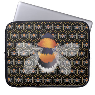 Housse Pour Ordinateur Portable Porte-miel et abeilles