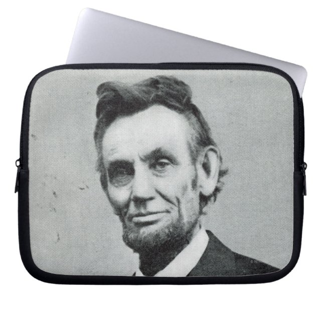 Housse Pour Ordinateur Portable Portrait d'Abe Lincoln 1 (Devant)