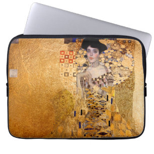Housse Pour Ordinateur Portable Portrait de Gustav Klimt représentant Adele Bloch-
