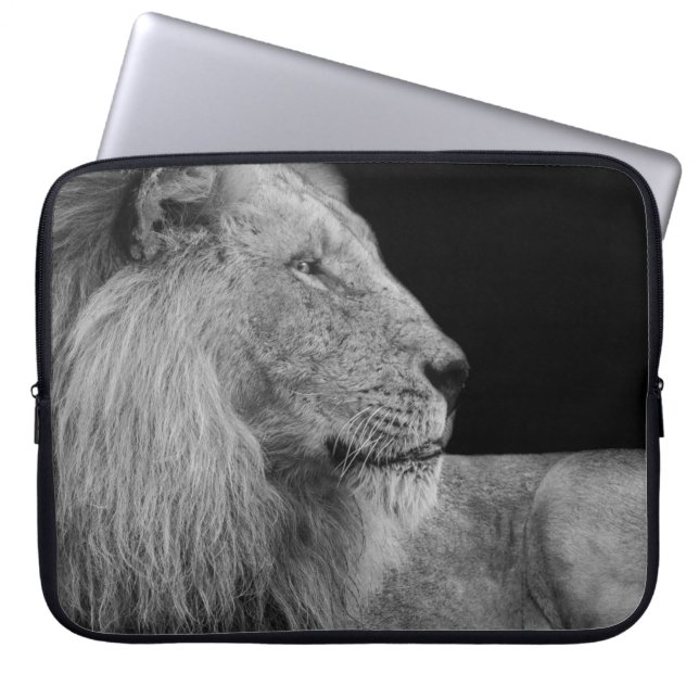 HOUSSE POUR ORDINATEUR PORTABLE PORTRAIT DU ROI (Devant)