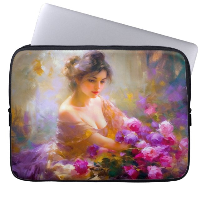 Housse Pour Ordinateur Portable Portrait sensuel (Devant)