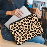 Housse Pour Ordinateur Portable Poster de animal, Léopard Brown, Spots de guépard,<br><div class="desc">Motif élégant,  élégant et sophistiqué avec taches léopard et coeurs de couleur brune et noire. Un cadeau moderne et branché,  parfait pour l'amant poster de animal de votre vie.</div>
