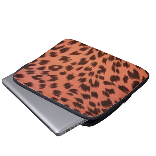HOUSSE POUR ORDINATEUR PORTABLE POSTER DE ANIMAL ROSE (Devant bas)
