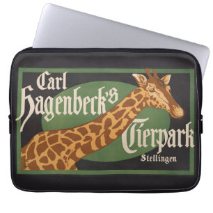 Housse Pour Ordinateur Portable Poster du Cirque Tierpark de Carl Hagenbeck vintag