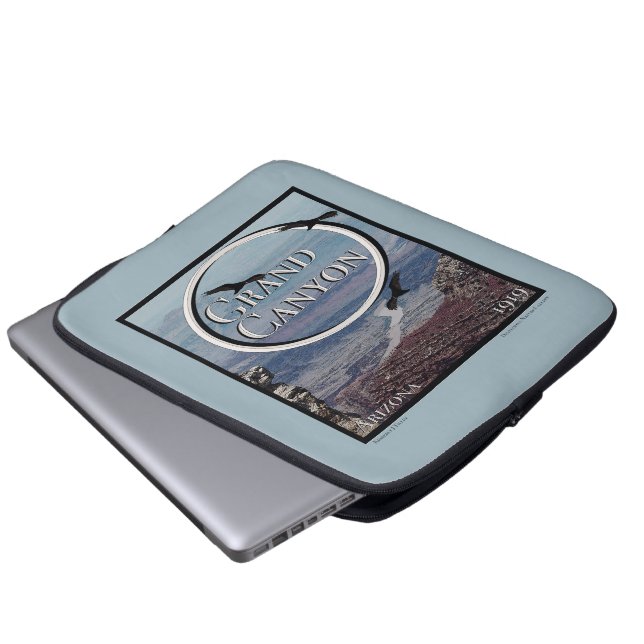 Housse Pour Ordinateur Portable Poster du Grand Canyon (Devant bas)