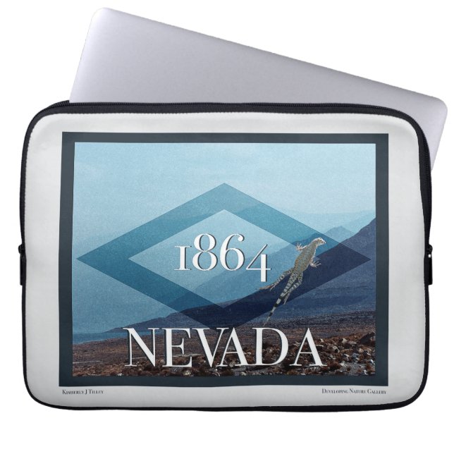 Housse Pour Ordinateur Portable Poster du paysage du Nevada (Devant)