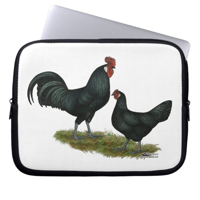 Housse Pour Ordinateur Portable Poulets Augsburger (Devant)