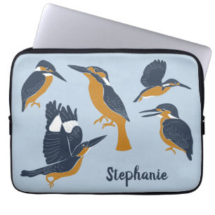 Housse Pour Ordinateur Portable Pour les amateurs d'oiseaux Cosy Kingfish Personna