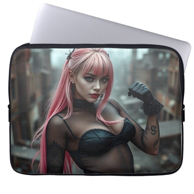 Housse Pour Ordinateur Portable Pouvoir féminin (Devant)
