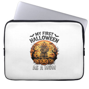 Housse Pour Ordinateur Portable Premier Halloween en tant que maman citrouille épo