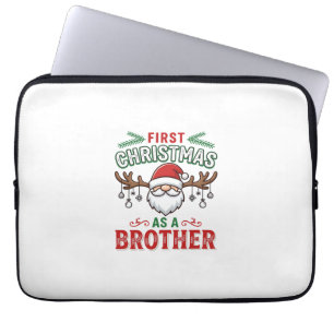 Housse Pour Ordinateur Portable Premier Noël en tant que frère Santa Gnome