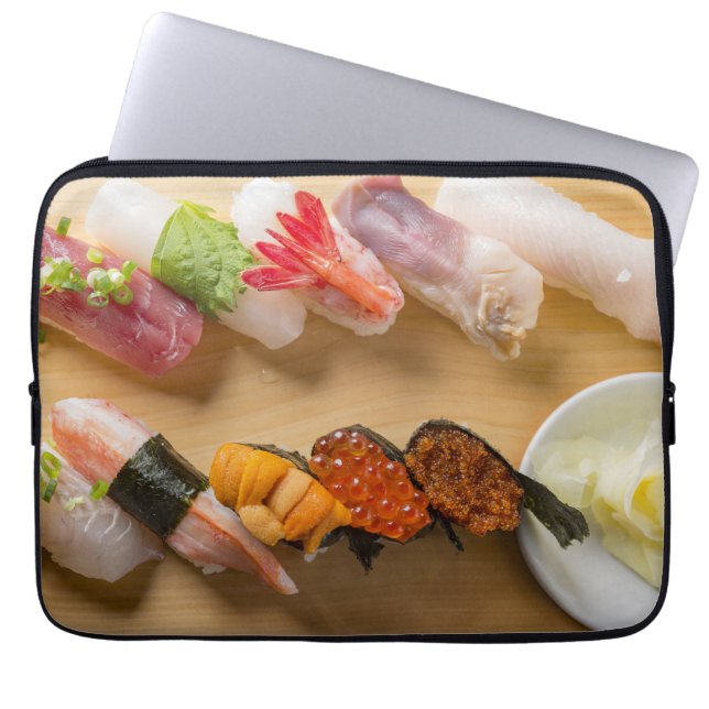 Housse Pour Ordinateur Portable Premium Sushi Laptop Sleeve – SUSHIMI Japan (Devant)