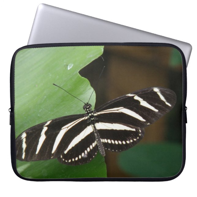 Housse Pour Ordinateur Portable Pretty Zebra Longwing Papillon (Devant)