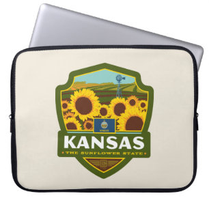 Housse Pour Ordinateur Portable Pride d'état Kansas