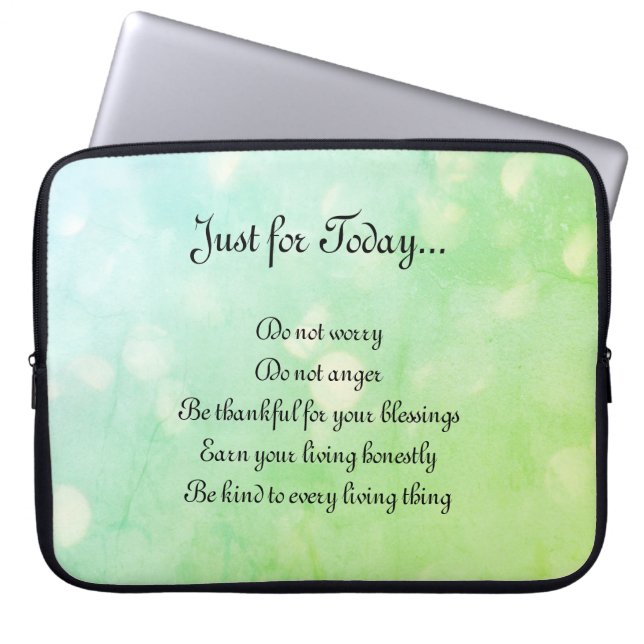 Housse Pour Ordinateur Portable Principes de Reiki (Devant)