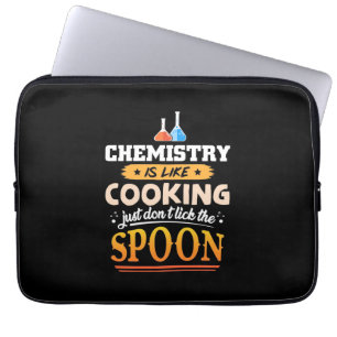Housse Pour Ordinateur Portable Professeur Cadeaux La chimie est comme la Cuisin
