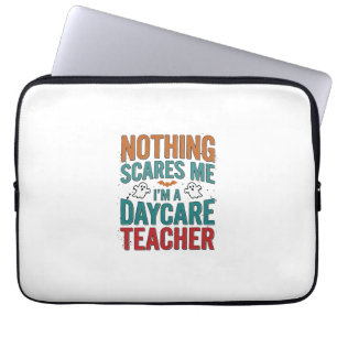 Housse Pour Ordinateur Portable Professeur de garderie Halloween Fantôme Vintage C