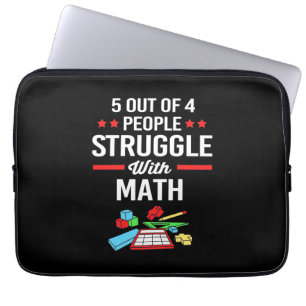 Housse Pour Ordinateur Portable Professeur De Mathématiques 5 Sur 4 Personnes