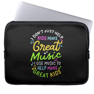 Housse Pour Ordinateur Portable Professeur de musique - Aidez les enfants à faire 