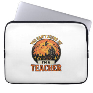 Housse Pour Ordinateur Portable Professeur Halloween Vintage Drôle École Effrayant