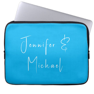 Housse Pour Ordinateur Portable Professionnel du mariage Classique Bleu ciel