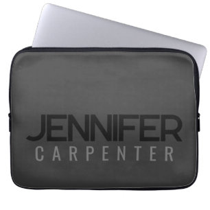 Housse Pour Ordinateur Portable Professionnel élégant moderne minimaliste ajouter