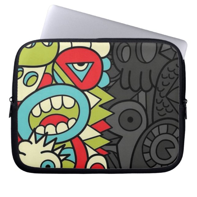 Housse Pour Ordinateur Portable Psychedelic Patterns (Devant)