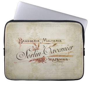 Housse Pour Ordinateur Portable Publicité de brasserie française vintage