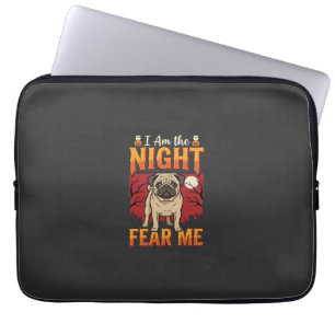 Housse Pour Ordinateur Portable Pug Halloween Je Suis la Nuit Craignez Moi