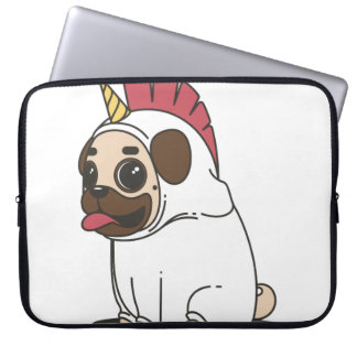 HOUSSE POUR ORDINATEUR PORTABLE PUG UNICORN