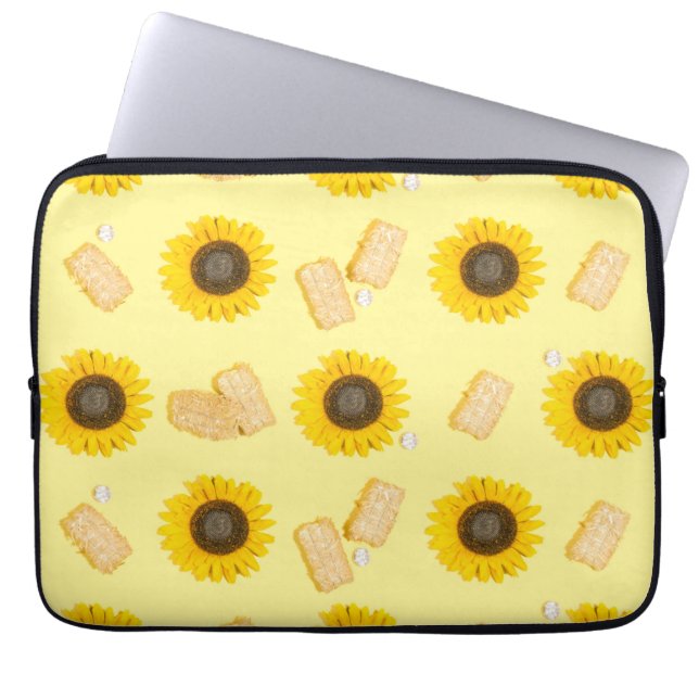 Housse Pour Ordinateur Portable puissance du tournesol (Devant)