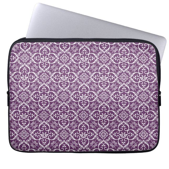 Housse Pour Ordinateur Portable Purple Damaks Motif (Devant)