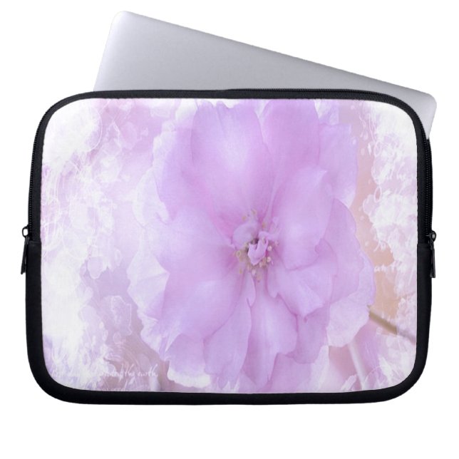 Housse Pour Ordinateur Portable Purple Pansy (Devant)