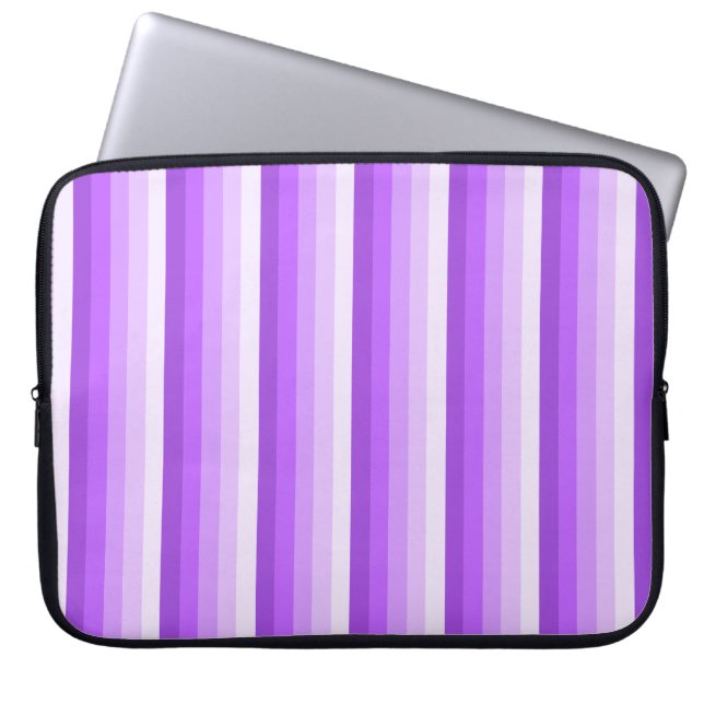 Housse Pour Ordinateur Portable Purple shadow stripes (Devant)