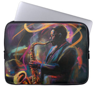 Housse Pour Ordinateur Portable Quelque chose à propos d'un saxophone...